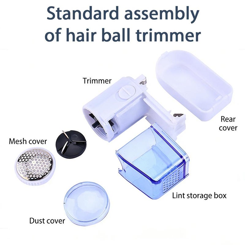 مزيل الوبر الكهربائي للأقمشة مع 3 شفرات، مزيل الوبر بالبطارية، مزيل الوبر للكنب والسجاد - Image 4